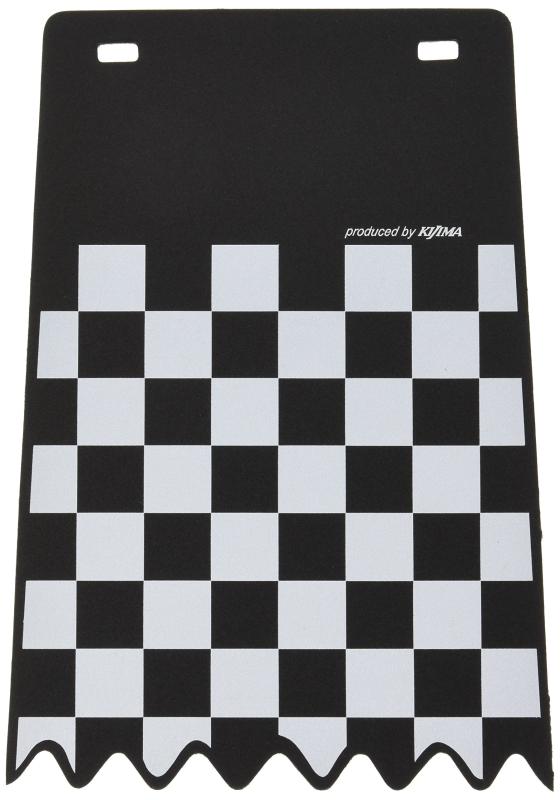 Rakuten - キジマ(Kijima) バイクパーツ フェンダーフラップ リア 泥除け 200x288mm ブラック 206-9056