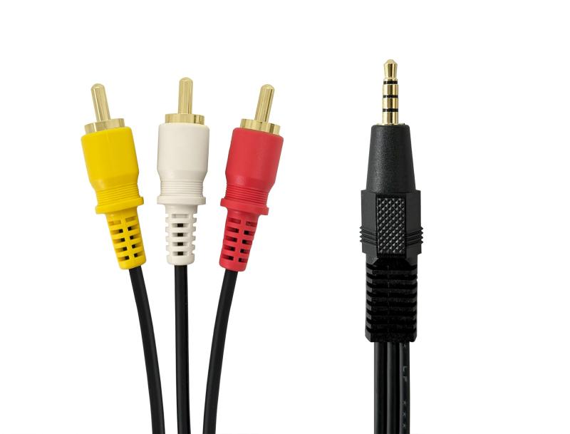 �ե��ѡ��� AV�����֥� RCA(�ԥ�ץ饰)��3��4�˥ߥ˥ץ饰 ������������