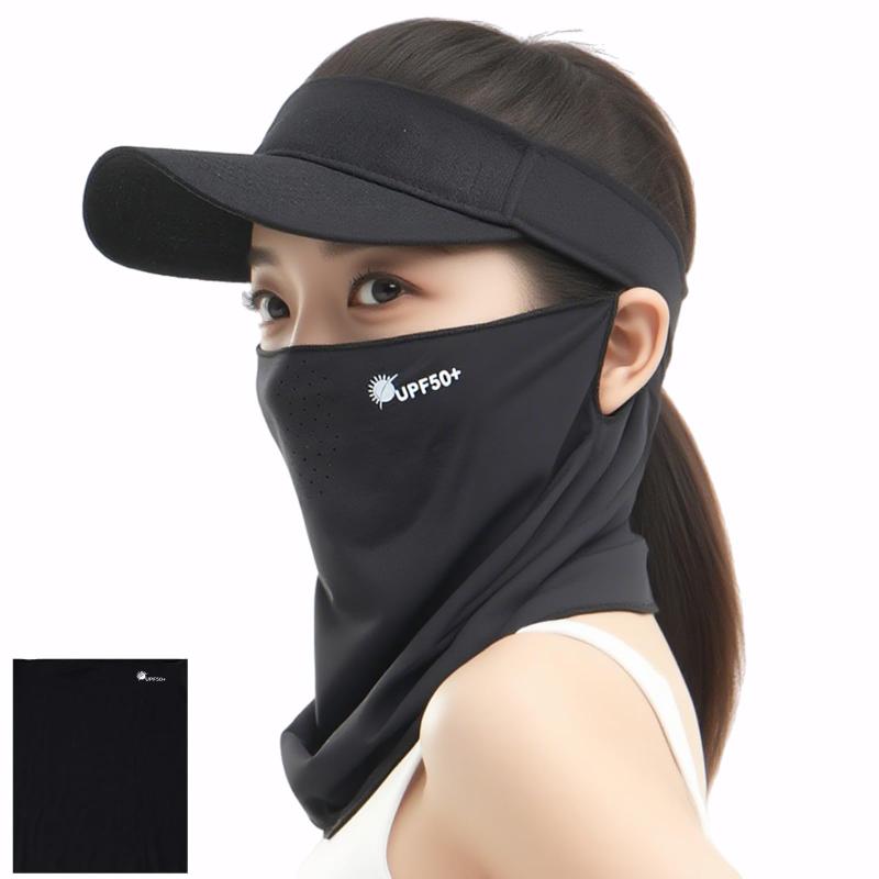 Rakuten - [§青川] フェイスカバー バイク専用設計 自転車防塵対応 UV99%カット UPF50+ 冷感クール 超薄型0.2mm 通気性 3Dメッシュ 高伸縮素材 釣り・登山・通勤・学生向け 日焼け防止 男女兼用 顔全体カバ