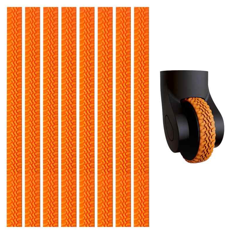 BTtime キャスターカバー 車輪カバー 荷物ホイール 強力粘着 静音 消音 滑り止め 騒音低減 振動低減 荷..