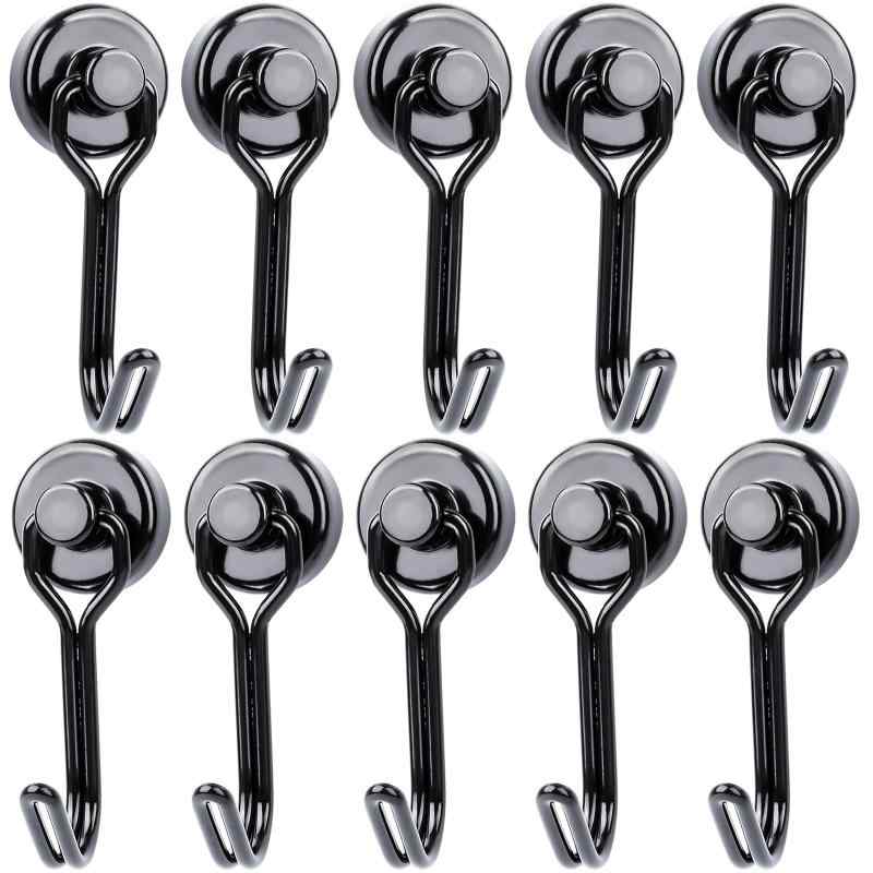 Rakuten - Keukenket 超强力マグネットフック16mm+20mm 黒