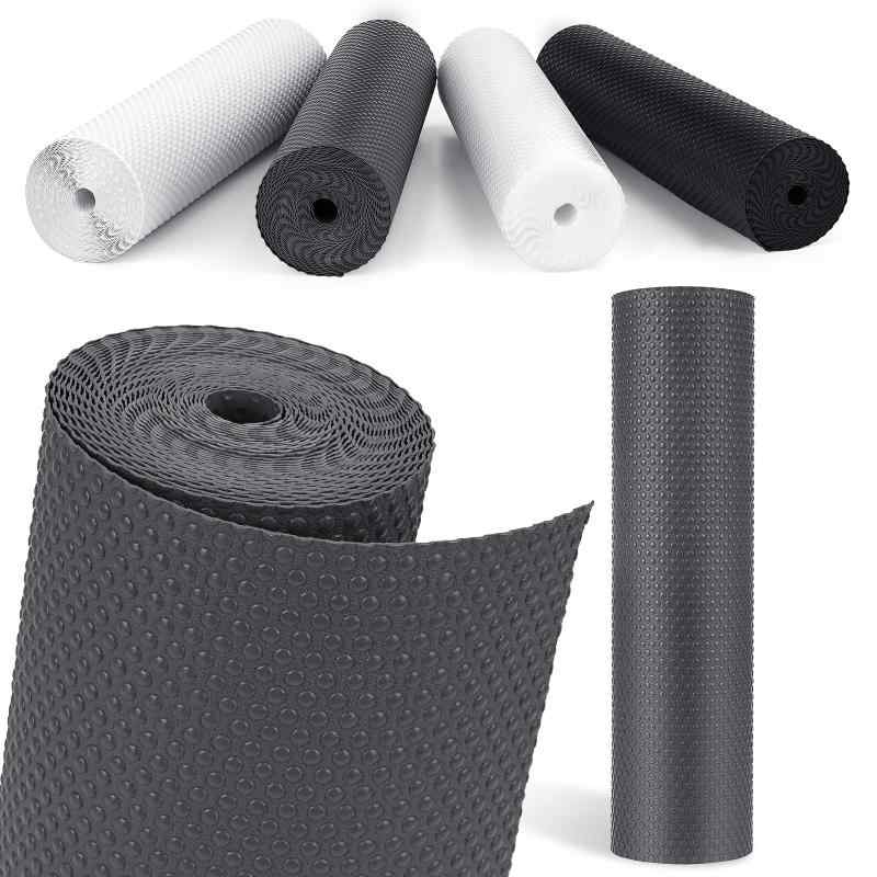 MooiFun 食器棚シート シェルフライナー キッチンシート 接着剤不要 裁断可能 EVA製 保護マット