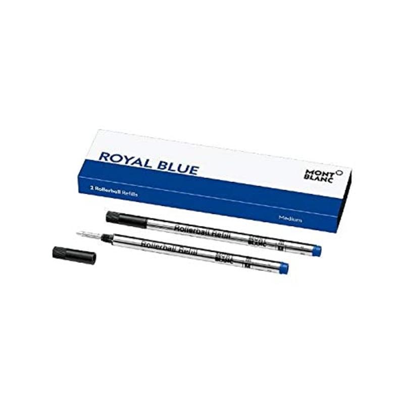 Rakuten - Montblanc 2 refill per roller (M) Royal Blue blu 128233
