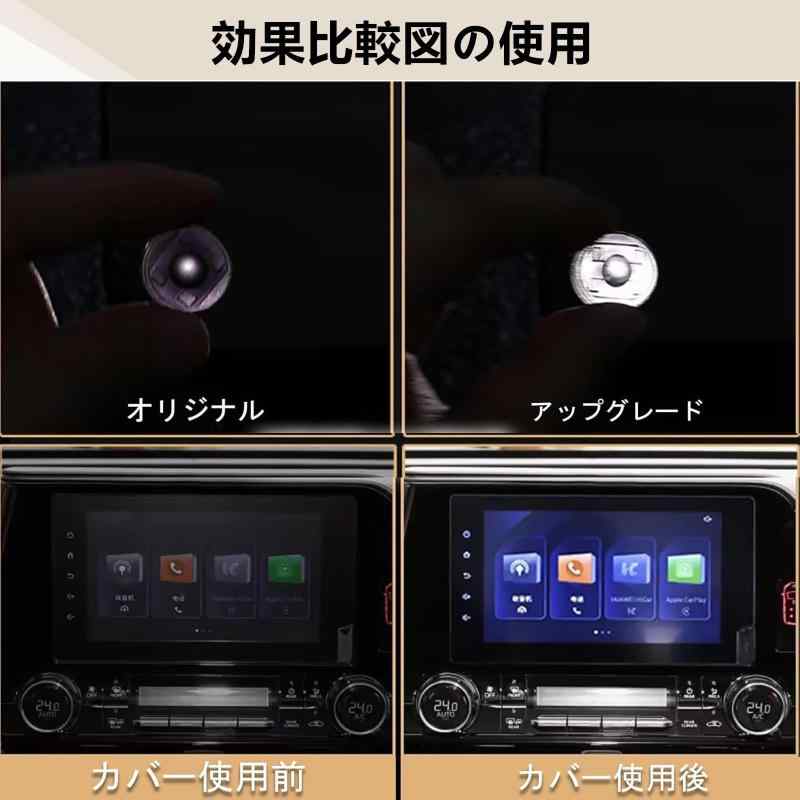 SensaBliss オートライト センサーカバー 2個入り 自動調光 点灯 感度を調整 オートセンサー カバー ダイハツ 車 トヨタ ダイハツ レクサス 互換 汎用 自動車部品 18mm 工具付き（透明+透明灰）