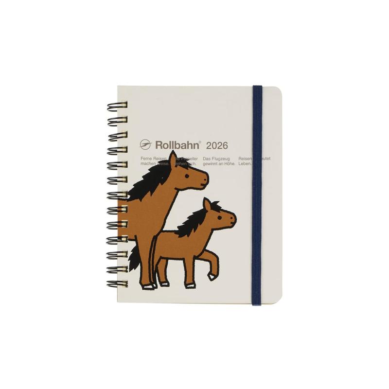 【デルフォニックス手帳 2026年版／2025年10月始まり】ロルバーンダイアリー ポニー M スケジュール帳 マンスリー