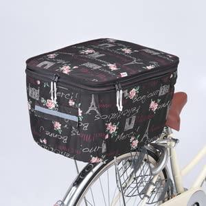 Rakuten - 川住製作所 自転車 2段式後カゴカバー 紐留め式 KW-275FB フレンチブラウン