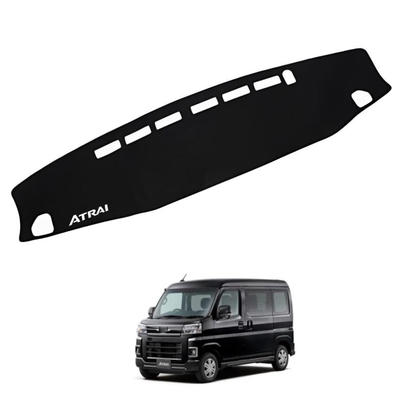 Rakuten - SAWAKAKI アトレー S700 専用 ダッシュボードマット 日焼け防止 劣化防止 保護マット ポリエステル素材 滑り止め ロゴ付き アクセサリー 内装 カスタムパーツ