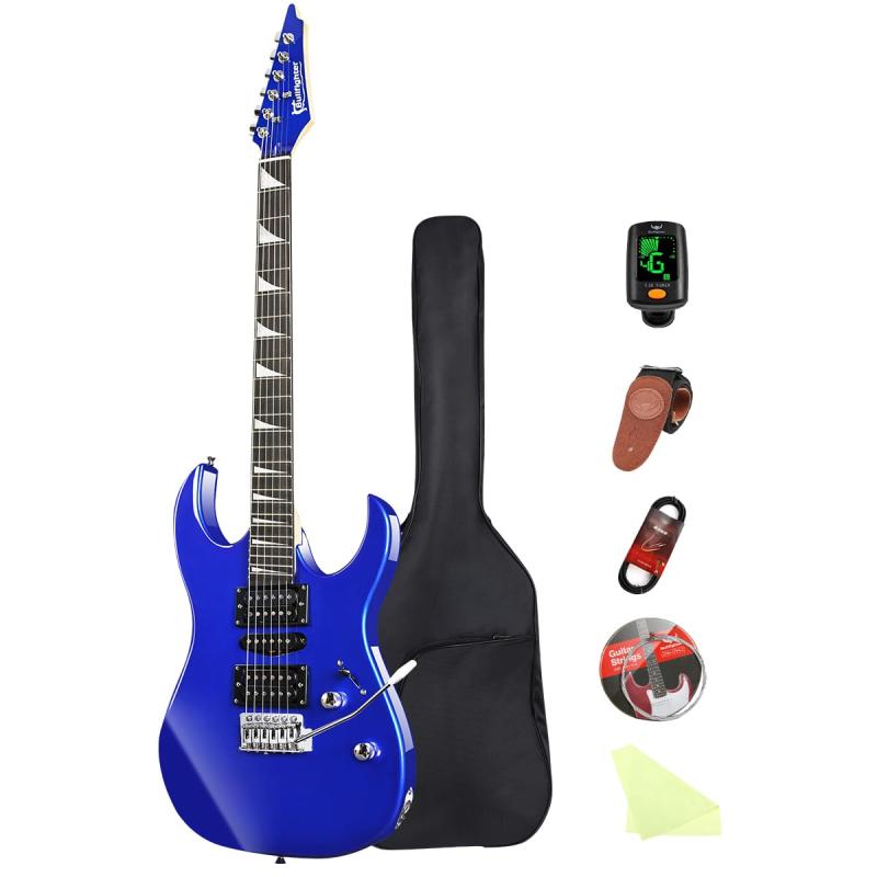 Bullfighter エレキギターエレアコ ST シングルシェイク 大人 初心者楽器 HSHロック プロ パフォーマンス エレキギター セット D150