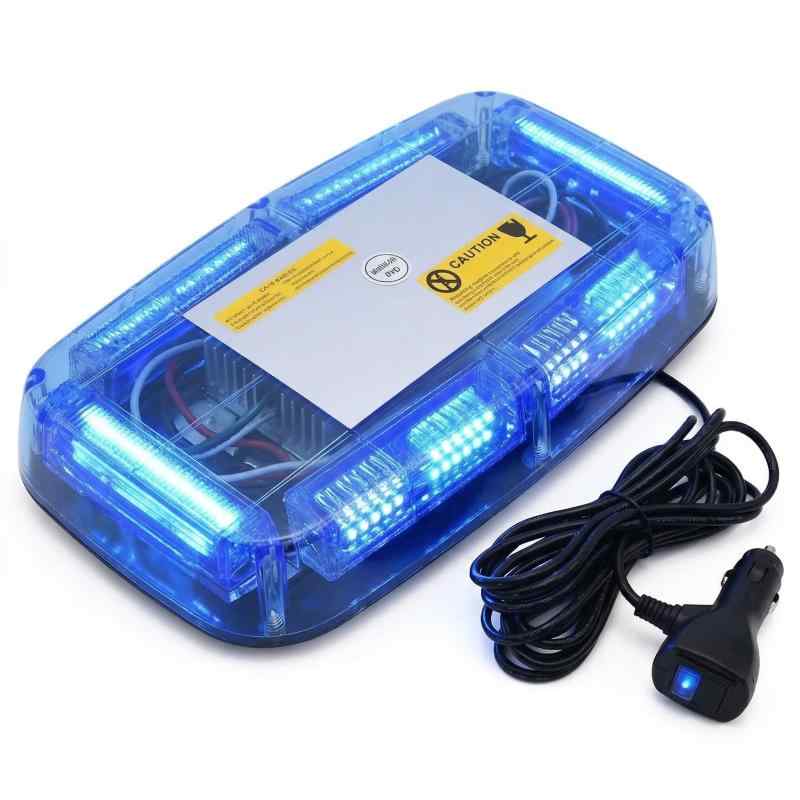 Rakuten - LEDパトランプ 車用 12V/24V対応 シガーソケット電源、マグネット付き、回転灯