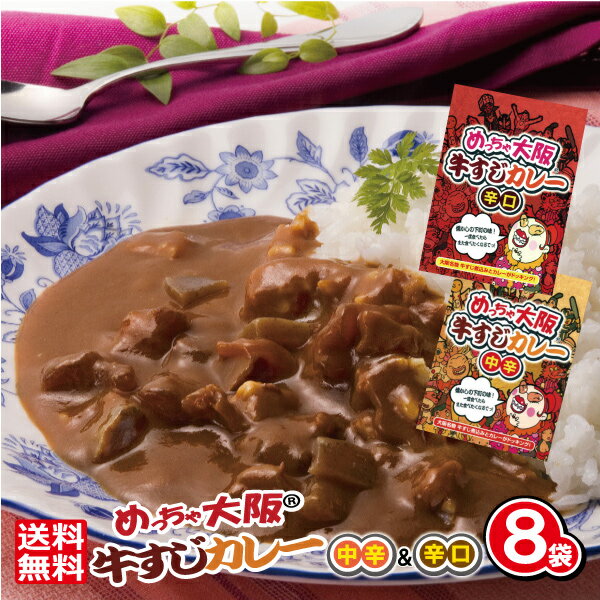 めっちゃ大阪 牛すじカレー ギフトセット⇒【あす楽】【RCP】【送料込み】 レトルト ギフト プレゼント ご自宅用にもどうぞ お中元 お歳暮 