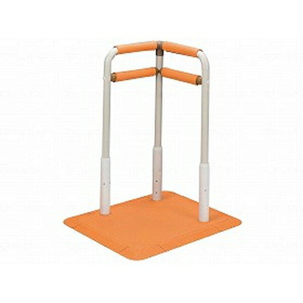 床置式 手すり 水回り向け手すり ふくよく床置式手すり60-L 介助バー アシストポール 介護用品 立ち上がり補助