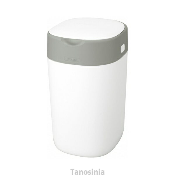 強力密閉抗菌おむつポット ポイテック W防臭 / 117755 コットンホワイト コンビ K22-1