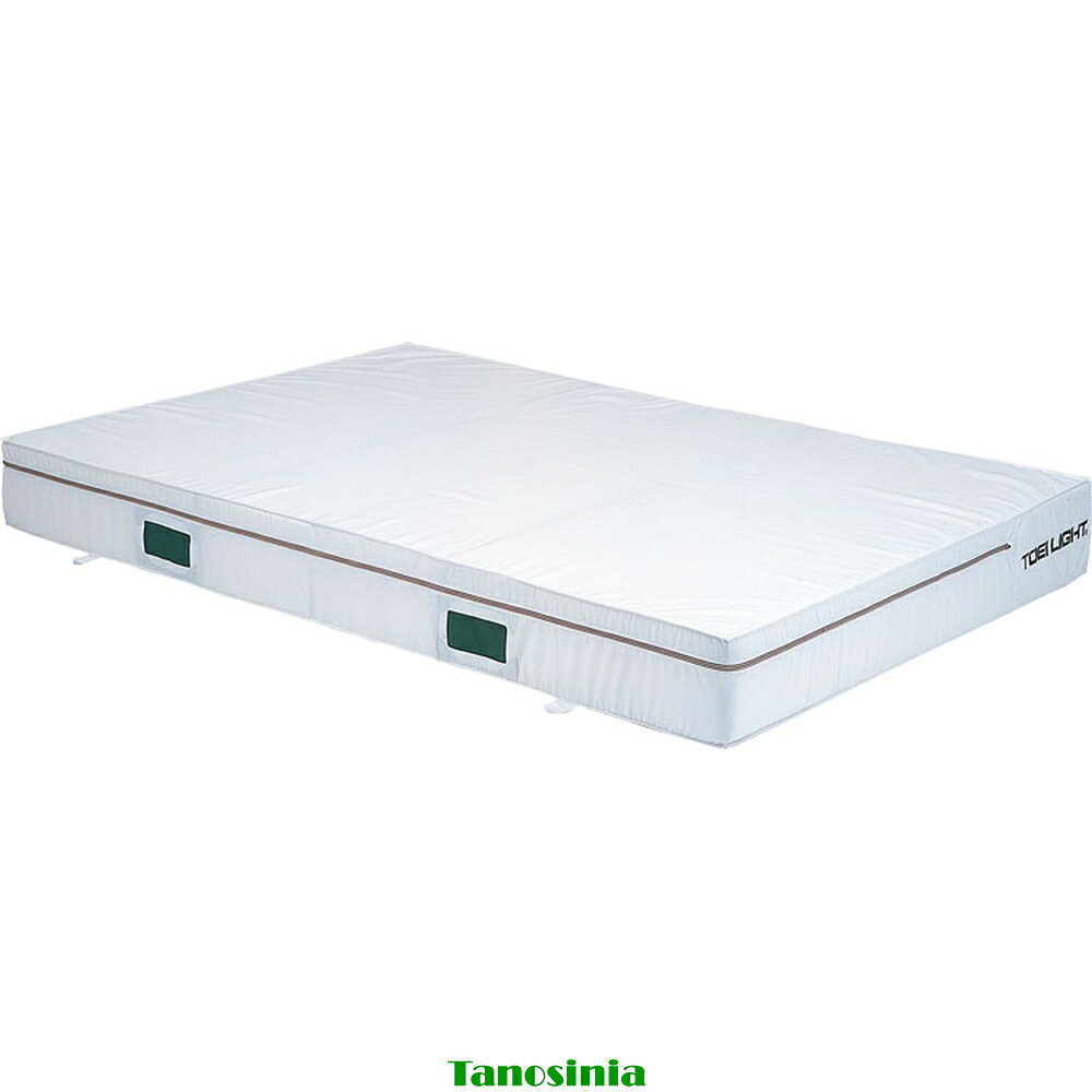 【商品の仕様】●サイズ／幅150×長さ200×厚さ20cm●重さ／10kg●材質／外被：ポリエステル3号防炎・抗菌・静電気防止加工帆布、芯材：ウレタンフォーム●防炎試験番号／A2180215●屋内用●体操用（小・中学校用）【商品の説明】・ポリエステル帆布の繊維は丈夫でシワになりにくく、吸湿性が少なく、保管時にも虫やカビがつきにくいという特性を持っています。・静電気防止加工帆布。空気中に舞う、ほこりや花粉の付着を低減します。