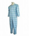 介護パジャマ 介護用寝間着 介護用品 パジャマ マンラク1型ねまき 夏用 LLサイズ 男女共用 1201