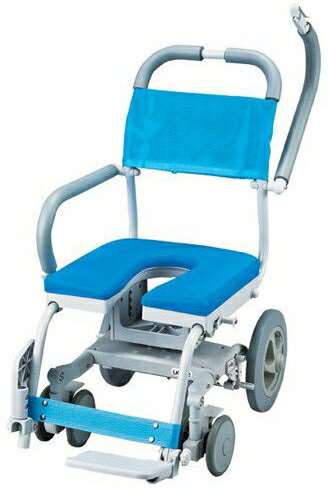 シャワーキャリー くるくるチェアD U型シート KRU-174入浴用車椅子