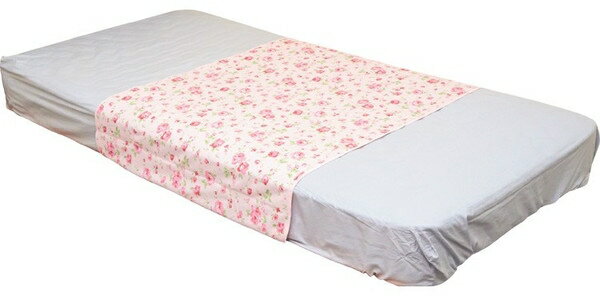 介護用品 防水ソフトパイルシーツ花柄 防水シーツ 介護用
