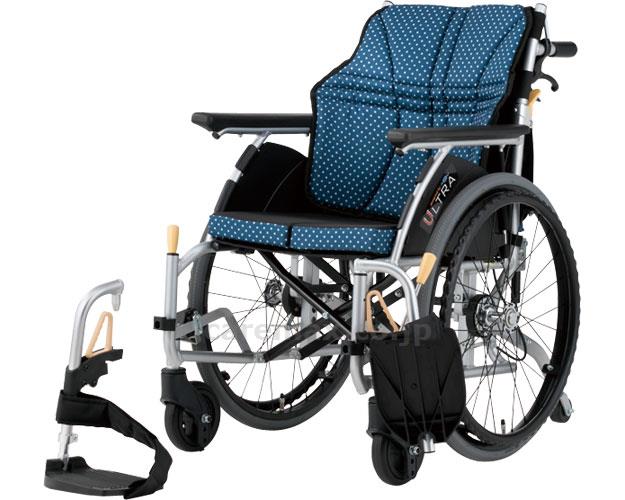 アルミ自走車いす ウルトラ NA-U6 日進医療器 hkz 車椅子 6輪タイプ 自走式 ULTRA 折り畳み 座クッション標準装備 座り心地快適 エアタイヤ仕様 耐荷重100kg