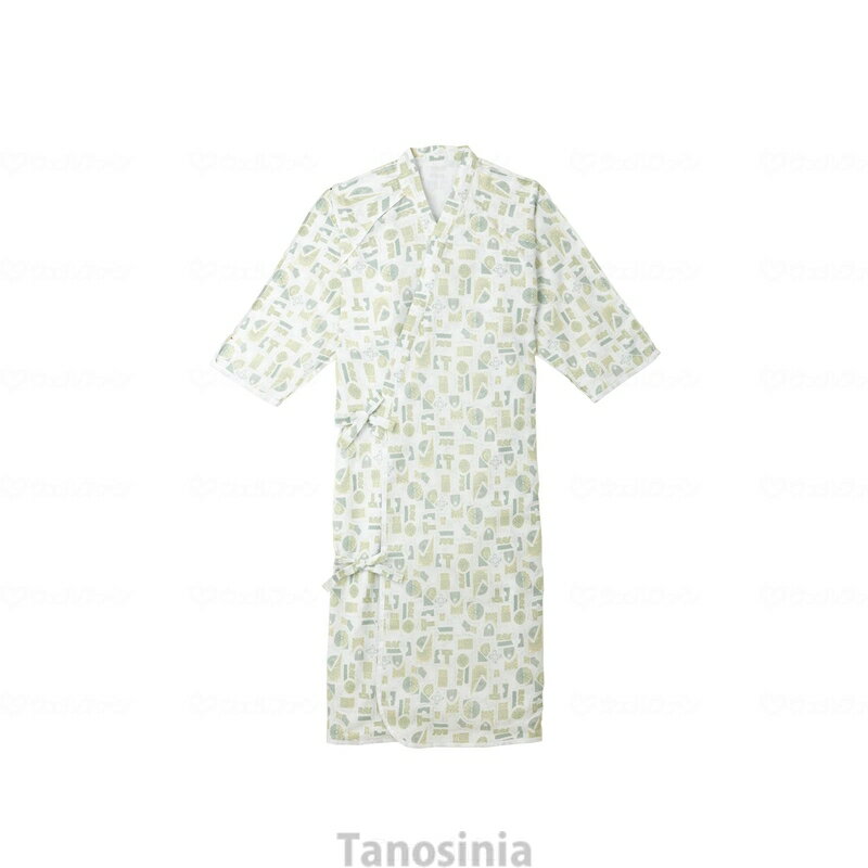 ケアねまき 5074 大阪エンゼル ガーゼ やわらか 柔らかい ソフト 綿 ブロード 寝巻 パジャマ 介護 介護用衣料 介護用パジャマ 介護服 外縫い 通年 介護用品