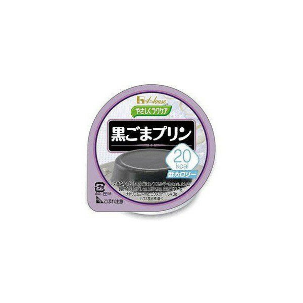 介護食 やさしくラクケアシリーズ 20kcal黒ごまプリン 82974 60g×10個