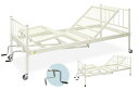 業務用ベッド 病院 医院 IIクランクベッドM キャスター付き TB-1117-01 高田ベッド製作所 整体ベッド 施術台 施術ベッド エステベッド