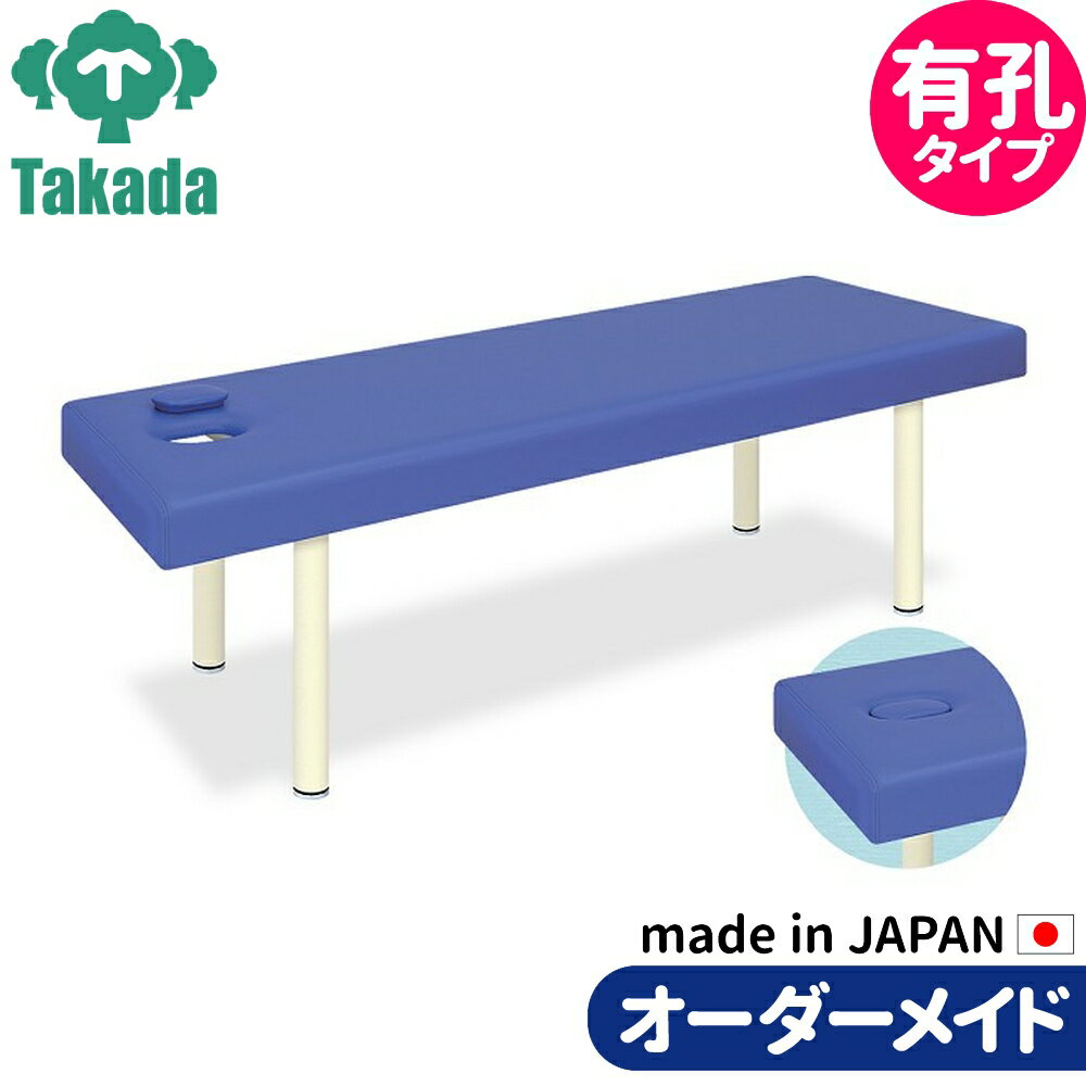 業務用ベッド 有孔フタ付DXベッド TB-581 高田ベッド製作所 整体ベッド 施術台 施術ベッド エステベッド