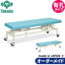 有孔キャスター付電動ハイローベッド TB-582U 高田ベッド 整体ベッド 施術台 施術ベッド エステベッド オーダーメイド 日本製