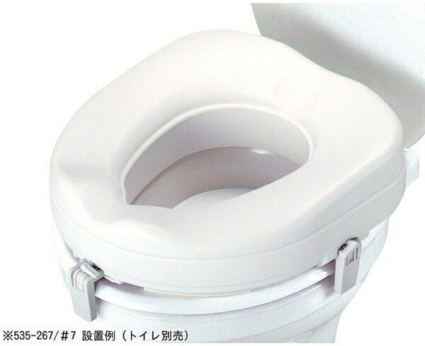 介護用品 安寿 補高便座 パット無 補高10cm 535-270 日本製 抗菌加工 取り付け簡単 膝が痛い 楽に立ち上がれる