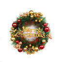 【★SALE‼★】クリスマスリース オーナメント 玄関 などに!クリスマスリース 玄関 など Mサイズ 約30cm 160g 飾り 松ぼっくり Ch...