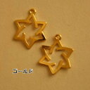 【サイズ】約 2.7cm x 2cm 【素　材】合金 【カラー】艶ありゴールド 【入り数】10個入【ハンドメイドパーツ素材】アンティーク風・メタルチャーム・デコ・K16GPゴールド