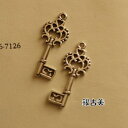 【サイズ】約 2.7cm x 1cm 【素　材】合金 【カラー】アンティーク風銀古美 【入り数】1個入