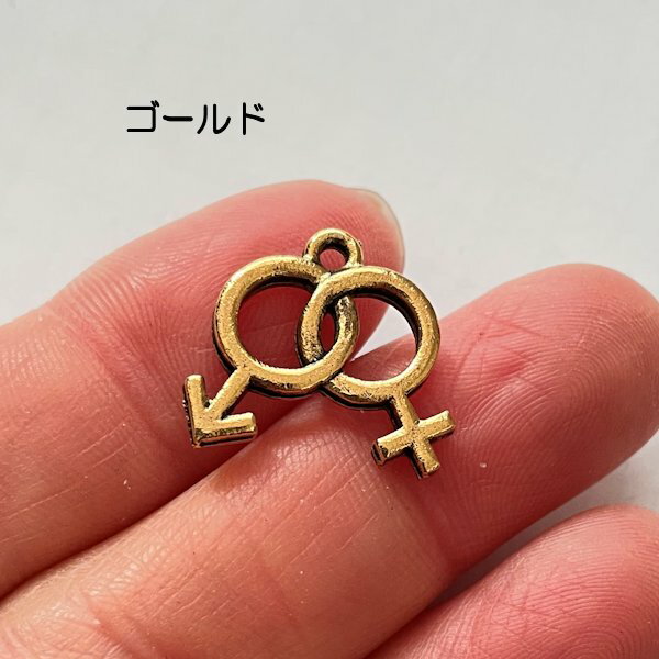 【USA製チャーム】アンティーク風・メタル・デコ・ゴールド・矢印【a2g5p】