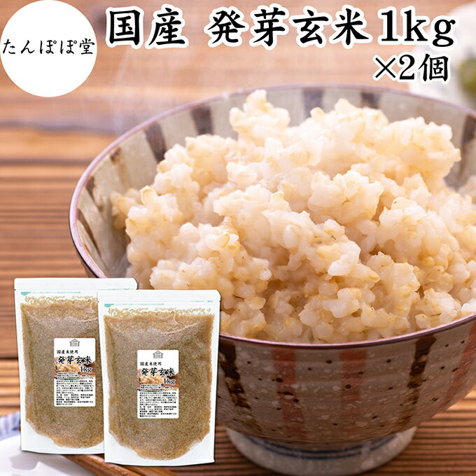 発芽玄米 1kg×2個 発芽米 発芽 玄米 無洗米 国産 保存料 無添加 100% 業務用 大容量 ギャバ GABA マグネシウム ビタミン B群 E カルシウム ミネラル 食物繊維 マクロビ 簡単 かんたん 手軽 常温保存 一人 ひとり 暮らし お弁当 おにぎり あずき 小豆 黒米 赤米 雑穀米 雑穀