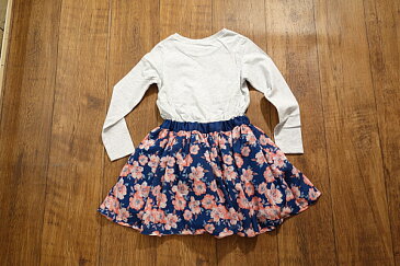 BoomyRoomy ブーミールーミー NEWYORK花柄スカートドッキングワンピース 子供服 メール便OK 17'春夏新作