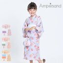 【セール/10%OFF】25'夏新作 AMPERSAND アンパサンド ワンピースとしても着られる!ももとギンガム浴衣 l275065 女の子 ガールズ ベビー...
