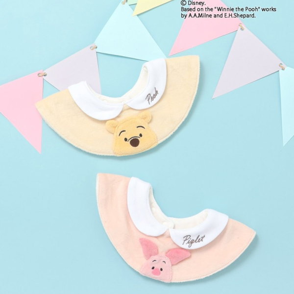 【セール/10%OFF】25'秋冬新作 apres les cours アプレレクール ディズニーキャラくまのプーさんスタイ v543905 よだれかけ ベビー キッズ 子ども服