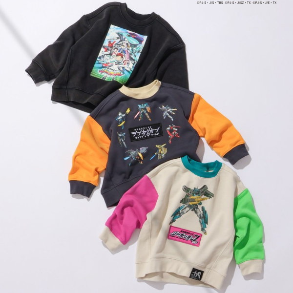 【セール/10%OFF】25'秋冬新作 BREEZE ブリーズ シンカリオン3色3柄トレーナー J511845 長袖 長そで 男の子 女の子 ベビー キッズ 子ども服のサムネイル