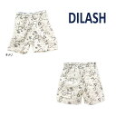 【セール/30%OFF】21'夏新作 DILASH ディラッシュ らくがき総柄ハーフパンツ dl21es109 ベビー 子供服