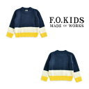 【セール/30%OFF】19'秋冬新作 F.O.KIDS エフオーキッズ カラー切替ブークレーニットセーター r513039 子供服 メール便110cmまで可