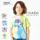 22'夏新作 F.O.KIDS エフオーキッズ スヌーピータイダイTシャツ r307022 半袖 ベビー 子ども服