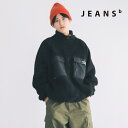 【セール/30%OFF】23'秋冬新作 JEANS-b ジーンズベー ナイロンポケボアジャケット 長そで キッズ 子ども服 ジュニアJr