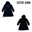 【セール/30%OFF】23'秋冬新作 sisterJENNI シスタージェニィ メタルロゴパーカーワンピース 長袖 ガールズ 子ども服 ジュニアJr