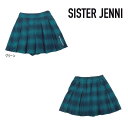 【セール/10%OFF】23'秋冬新作 sisterJENNI シスタージェニィ チェックプリーツキュロット ガールズ 子ども服 ジュニアJr