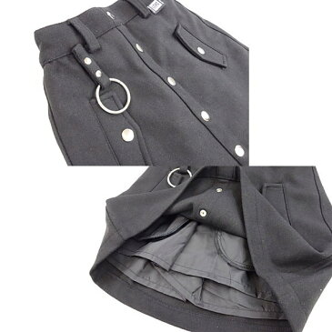 【セール/30%OFF】19'秋冬新作 Lovetoxic ラブトキシック 前ボタン台形シャギースカートパンツ 子供服