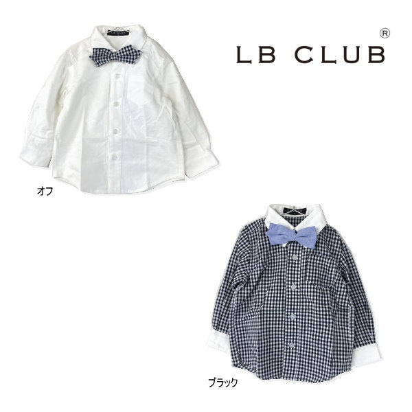 【セール/30 OFF】22 039 春新作 LITTLE BEAR CLUB リトルベアクラブ ネクタイ付シャツ 子ども服