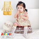 ベビー 服 セットアップ ノースリーブ 肩フリル 花柄 夏 1歳 2歳 3歳 誕生日 半袖 70 80 90 100 女の子