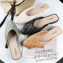 ミュールサンダル PVC 軽量 ラバーシューズ レインシューズ ミュールパンプス かかとなし 雨晴兼用 太めヒール 履きやすい 歩きやすい 梅雨対策 おしゃれ