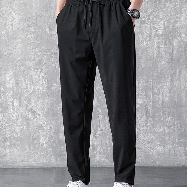 ジャージパンツ メンズ 接触冷感 スウェットパンツ 夏 薄手 速乾 ジョガーパンツ ストレートパンツ ロングパンツ トレーニングウェア 通気性 ストレ