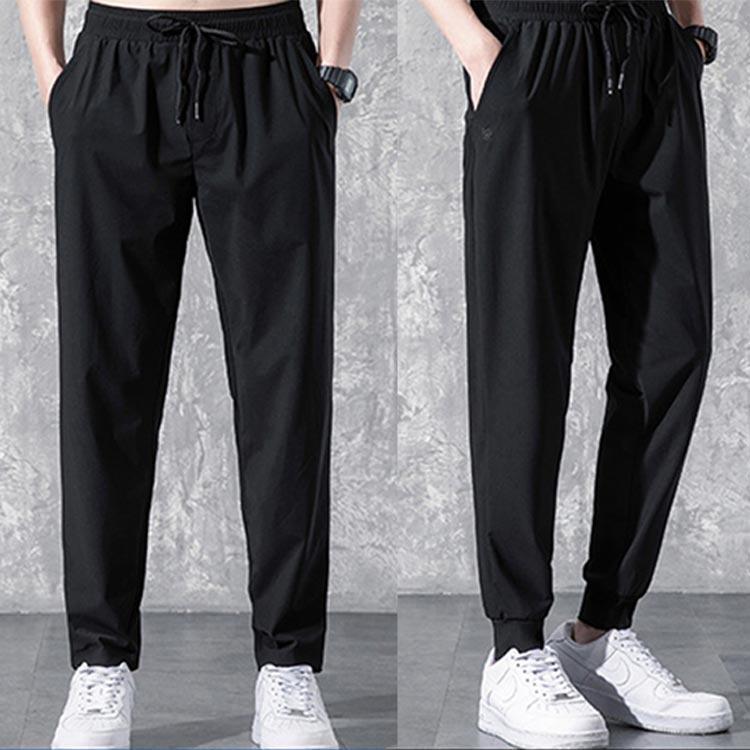 ジャージパンツ メンズ 接触冷感 スウェットパンツ 夏 薄手 速乾 ジョガーパンツ ストレートパンツ ロングパンツ トレーニングウェア 通気性 ストレ