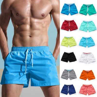 ビーチパンツ 水着 メンズ 海パン フィットネス スイムウェア ショートパンツ 無地 水泳 プール 水着屋 サイズ調整 カジュアル スポーツ 男性 夏新作