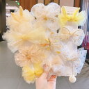 キッズヘアアクセサリー 女の子 アクセサリー 髪飾り 髪飾り ヘアクリップ ヘアピン ベビー用 赤ちゃん用 子供用 誕生日 クリスプレゼント 出産祝い(4)
